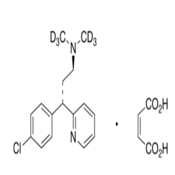 (R ) - Chlorpheniramine Maleate salt D6^.png